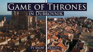 ALL Game of Thrones SCENES in DUBROVNIK Guide [upl. by Luba]