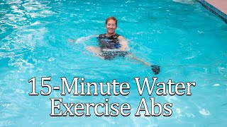 15 Minute Water Exercise Ab Workout [upl. by Rexford]