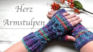 Teil 5 Daumen stricken  Armstulpen stricken [upl. by Arihaz]