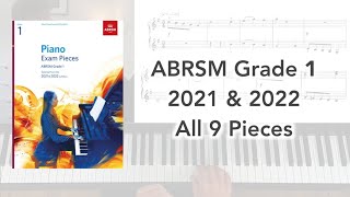 ABRSM Grade 1 Piano 2021 amp 2022 All 9 Pieces [upl. by Ahseekan]