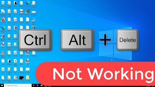 Ctrl Alt Del not Working on Windows 10 Fix [upl. by Naehs]