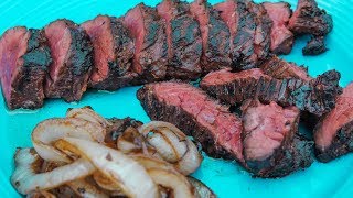 Grilled Hanger Steak Recipe [upl. by Annoval]