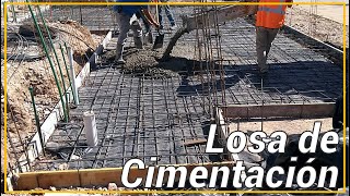 LOSA DE CIMENTACIÓN O PLATEA DE CIMIENTACIÓN  CONCRETE SLAB FOUNDATION [upl. by Stelle979]