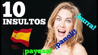 10 insultos en español 10 insults in Spanish [upl. by Richards]