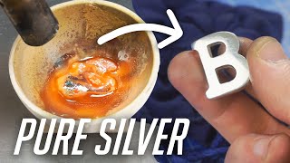 Casting Silver at Home Easy DIY Jewelry [upl. by Aynod117]