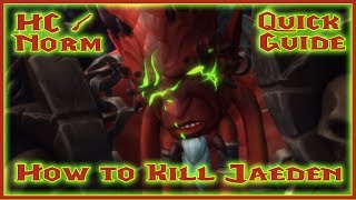 4 Minute Kill Strategy  Guide  How to Kill Jaeden HC  Tomb of Sargeras  Fight to Death [upl. by Haelat]