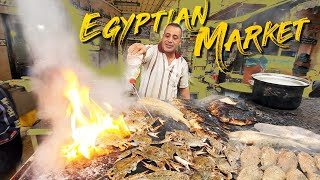 BEST Egyptian SEAFOOD MARKET SEAFOOD amp TRADITIONAL BREAKFAST in Alexandria Egypt [upl. by Sallyann]