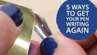 5 Ways to Get Your Pen Writing Again [upl. by Vanni]