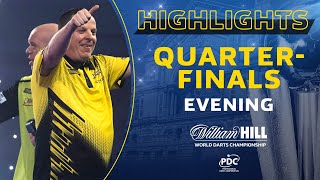 CHIZZY THUMPS MvG QuarterFinals Evening Highlights  202021 William Hill World Darts Championship [upl. by Leksehcey]