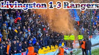 Livingston 13 Rangers 281121  Half Time Snow Ball Fight [upl. by Harl]