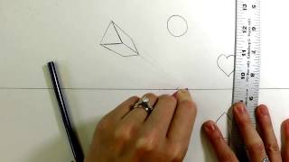 How To Draw Shapes in 1Point Perspective [upl. by Auberbach958]