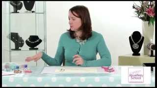 How to Make Jewelry Tutorial for Beginners Part 1 of 4 [upl. by Danais]