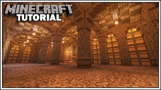 Minecraft Underground Storage Room Tutorial How to Build [upl. by Struve]