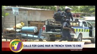 Calls for Gang War in Trench Town to End  TVJ News [upl. by Oigufer]