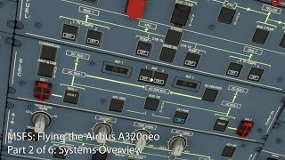 MSFS  Flying the Airbus A320neo Part 2 Aircraft System Overview [upl. by Sonitnatsnok]