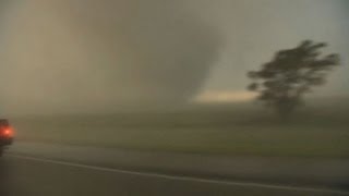 Inside Tumbling TWC Vehicle Trapped Inside Tornado [upl. by Nylannej]