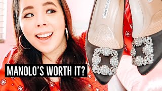 Classic Manolo Blahnik Hangisi Jewel Pump Review [upl. by Anitsud933]