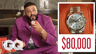 DJ Khaled Shows Off His Insane Jewelry Collection  GQ [upl. by Dallman]