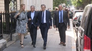 Bernard Arnault Delphine Arnault arrive at dior HC Fashion Show in Paris [upl. by Lexi]