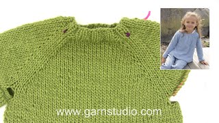 How to knit a jumper top down [upl. by Jeannie]