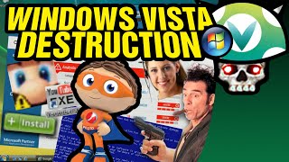 Vinesauce Joel  Windows Vista Destruction [upl. by Ariaec738]