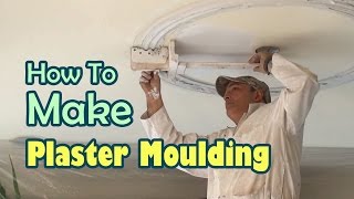 How to Make Plaster Moulding for your Dining Room [upl. by Edas42]