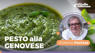 PESTO ALLA GENOVESE  La ricetta imperdibile dello CHEF Roberto Panizza [upl. by Apple]