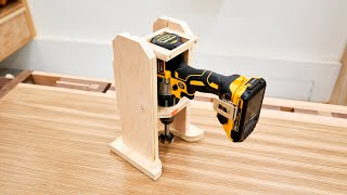 Making A Portable Drill Press  Drilling Guide [upl. by Adnuhsal]