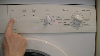 Bosch Maxx WFL 2060 Automatic Washing Machine Overview amp Brief Demo [upl. by Waterer]