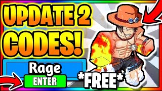 ALL NEW CODES IN One Piece Bursting RageRoblox [upl. by Nerro]