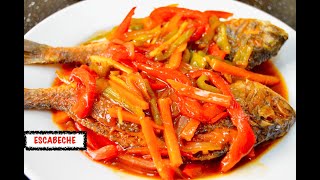 ESCABECHENG ISDA  HOW TO MAKE ESCABECHE  Cusina ni Nanay [upl. by Aivull]