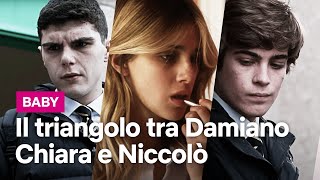 Il triangolo amoroso tra Damiano Chiara e Niccolò in Baby  Netflix Italia [upl. by Naitsyrk]