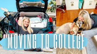 College Move in Vlog  Pack With Me  Spring 2021 [upl. by Jacinto]