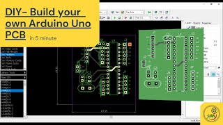 How to design Customized Arduino Uno PCB  Dip Trace  Custom PCB  SME Dehradun [upl. by Pinckney]