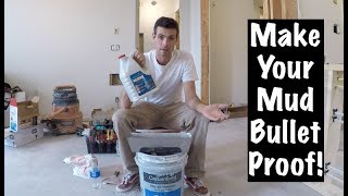 Adding Glue to Drywall Mud Quickset [upl. by Thetos508]