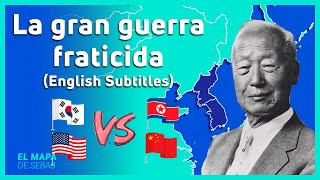 🇰🇵🆚🇰🇷La GUERRA de COREA en 10 minutos 🇰🇵🆚🇰🇷  El Mapa de Sebas [upl. by Nima217]