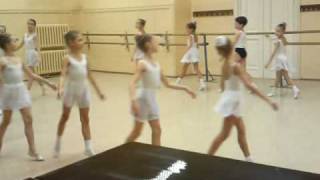 very first steps in Academy of Russian Ballet preparatory class [upl. by Einhpets652]