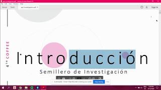 ¿Cómo hacer la introducción en nuestro proyecto de investigación [upl. by Atsillac]