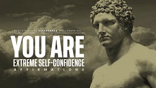 YOU ARE Extreme Confidence Affirmations  Subconscious Programming  Binaural Hemisync [upl. by Joseito]