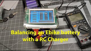 Balancing a Ebike battery with a RC Charger [upl. by Oflodur77]