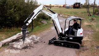 Bobcat Hydraulic Breaker Attachment [upl. by Itnahsa]