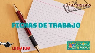 Literatura Fichas de trabajo [upl. by Anialam]