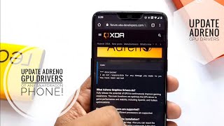 Update ADRENO GPU Drivers Of Any Snapdragon Device  Improve Gaming Performance And Stability [upl. by Aihsele]