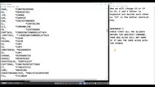 AUTOCAD  HOW TO EDIT COMMAND ALIASES [upl. by Yraeht567]