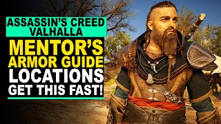 Assassins Creed Valhalla  How to Unlock MENTORS ARMOR Set  Guide amp Locations [upl. by Ahset626]