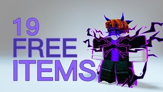 GET 19 FREE ROBLOX ITEMS 2024 [upl. by Ylrebma239]