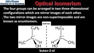 S327 Optical isomerism part 1 HL [upl. by Ahsauqram]