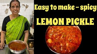 Lemon pickle Elumichai Oorugai by Revathy Shanmugam [upl. by Ferrand]