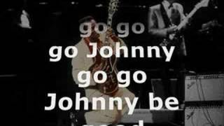 Chuck Berry  Johnny B Good Lyrics [upl. by Odnamla910]