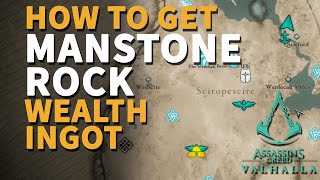 Manstone Rock Wealth Ingot Treasure Chest Assassins Creed Valhalla [upl. by Noyart]